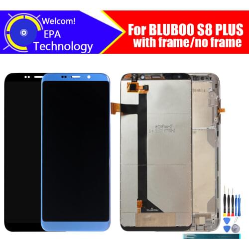 6.0 inch BLUBOO S8 PLUS LCD Display+Touch Screen Digitizer Assembly 100% Original New LCD+Touch Digitizer for S8 PLUS +Tools