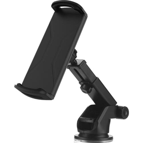 Phone Tablet Holder Car Navigation Holder Stand Universal Car Mobile Rack Suction Cup Telescopic for 4-13" Electronics 95AF