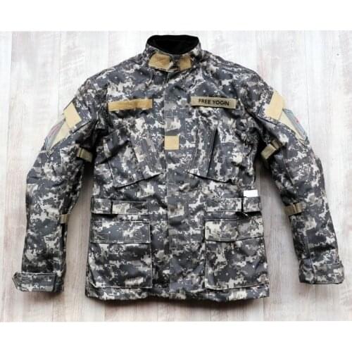 Free-yogin winter warm knight clothing cycing jacket motorcycle jackets off-road racing jacket windproof with removable pad