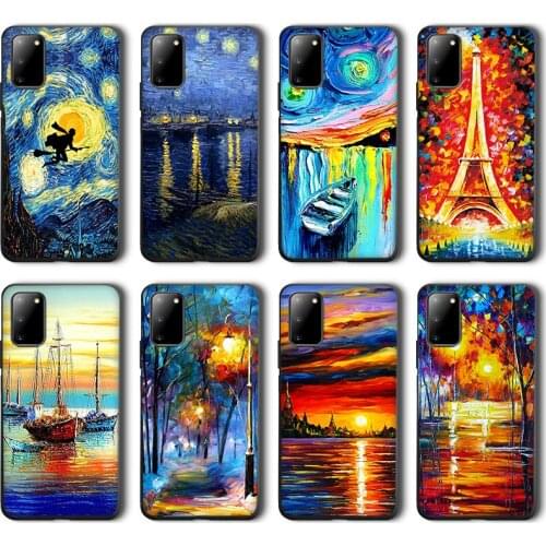 Art oil Painting Case for Samsung Galaxy A52 A51 A71 A21S A12 A9 A8 A72 A32 A02S A01 A11 A20S A40S A02S A31 A41 A40 M02S M31 TPU