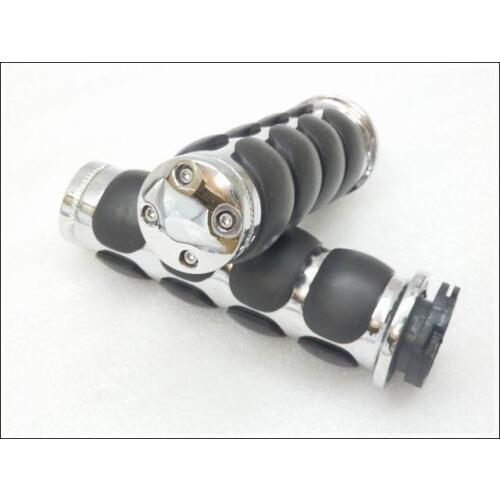 Chrome 1" Handle bar Hand Grip For Kawasaki Vulcan VN 500 800 900 1500 1600 2000