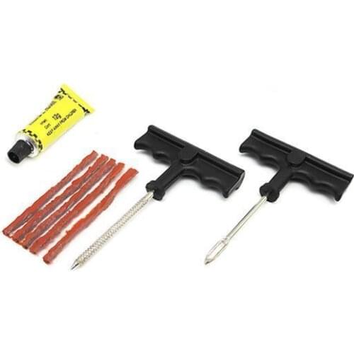 Tire Puncture Repair Tool Car Tire Repair Tool Tire Repair Kit Studding Tool Set Auto Bike Tubeless Tire Tyre Puncture Plug Gara