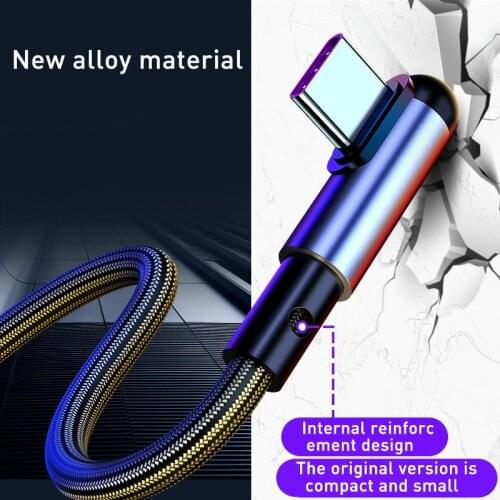 1.2m 3A USB to type C Cable Fast Charging Mobile Phone Super Fast Charge Data Cord For Samsung Huawei Xiaomi One Plus