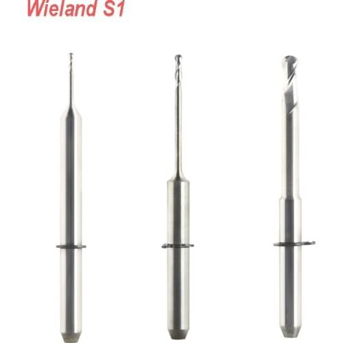 1PC Dental Lab CAD CAM End Mills - For Zirconia Compatible With Wieland S1