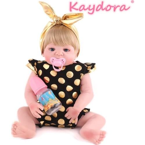 Kaydora 22 inch handmade boneca reborn doll lol reborn bebe realistic boneca newborn dolls Christmas gift toys kids