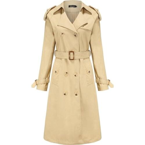 Liva girl Women's Classic Trench Coats