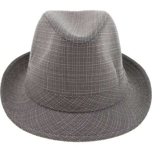 Fashion Women Men Linen Cloche Short Brim Fedora Panama Crushable Summer Cowboy Hat