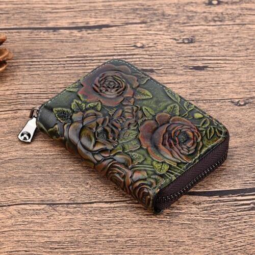 SENDEFN Fashion Wallet Men Genuine Cow Leather Vintage Purses Identity Theft Protection Money Bag Cards Holder Clutch Wallets