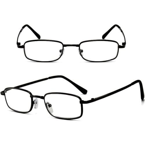 CLARA VIDA Anti-Blu-ray Metal Frame Presbyopic reading Glassesrectangule Men and Women +1.0 ++1.25 +1.5 +2.0 To+4.0