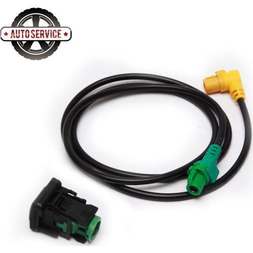Original 5KD 035 726 A USB Input USB Socket Adapter & Cable Plug For VW Passat Golf 5/6 Jetta RCD510 RCD310 RNS315 5KD 035 726 A