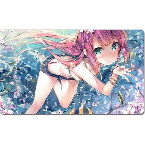 Custom Print YUGIOH Cards Playmat, Bikini Girl Playmat, Board Games, table playmat, YU-GI-OH cards Sexy Playmats