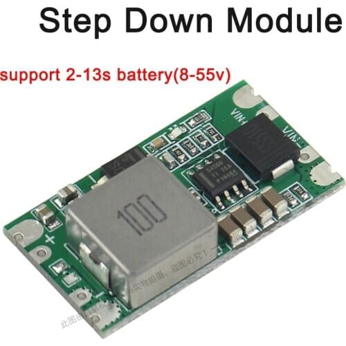 YRRC Step Down Module 2-13S 5V 5A LM2596 Mini 360 DC-DC Buck Converter 8-55V to 1V-17V LM2596 DC DC Step-Down Board