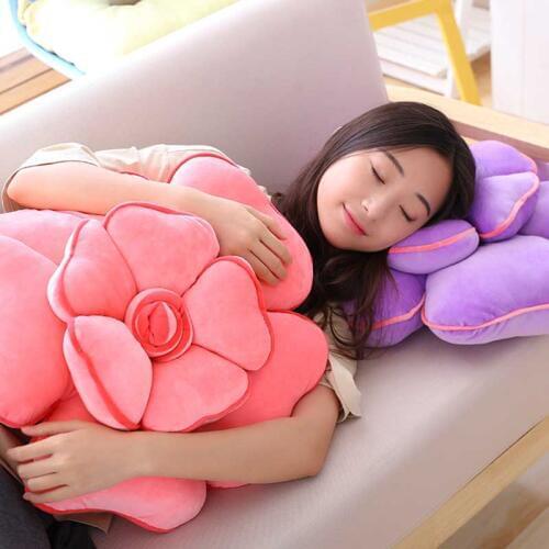 Down Rose flower pillow cushion Plush Toys Soft Stuffed car pillow lovers kids gifts 55cm