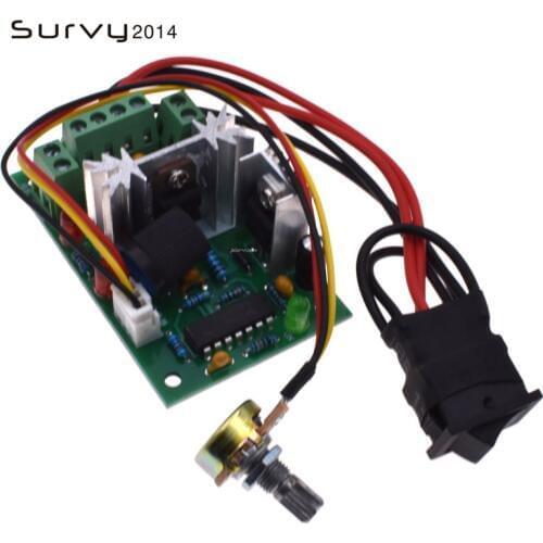 DC 6-30V Motor Speed Controller Regulator Driver PWM High Reversible Control Forward / Reverse switch