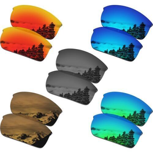 SmartVLT 5 Pairs Polarized Sunglasses Replacement Lenses for Oakley Wiretap - 5 Colors