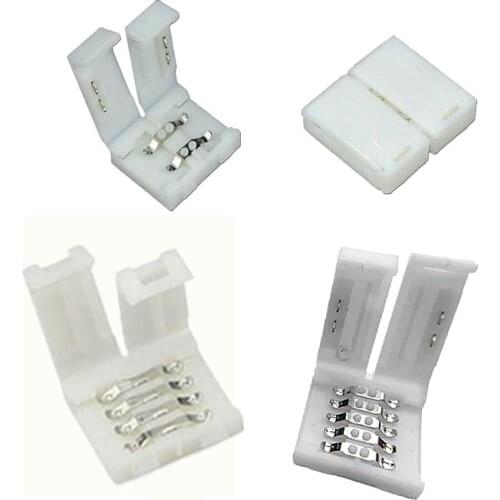 5pcs 2835 3528 5050 SMD LED Strip light Free Welding accessories 2pin 4pin 5pin 8mm 10mm 12mm for Single RGB strip ribbon tape