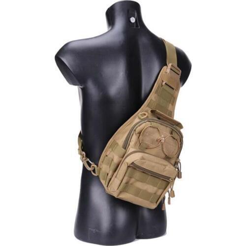 New 600D Tactical Chest Bag Outdoor Sports Shoulder Strap Bag Military Camping Hiking Bag Cycling Climbing Travelling Backpack