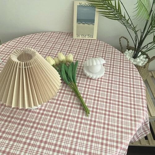 South Korea Net Red Blogger With Tablecloth Grid Background Cloth Photography Versatile Soft Home Furnishing Cloth