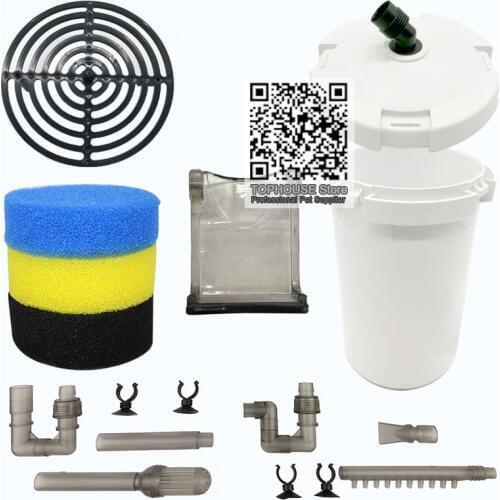SUNSUN HW-602B/HW-603B Parts Aquarium External Canister Filter Replacement Accessories replace Barrel body Bucket cover