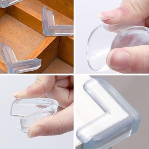 10Pcs/Set Baby Safety Silicone Protector Table Corner Edge Protection Cover Kids Children Anticollision