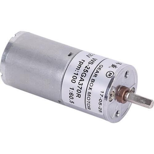 1PCS Miniature Magnetic Gear Box Motor Replacement D Type Shaft 4mm Reversible