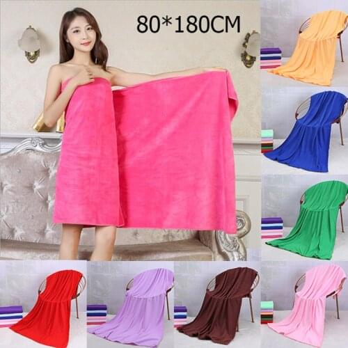 180x80cm/70x140cm Bath Towel Quick-Dry Microfiber Super Soft Absorbent Beauty Salon Hotel Large Towel SPA Steaming Shower Towels