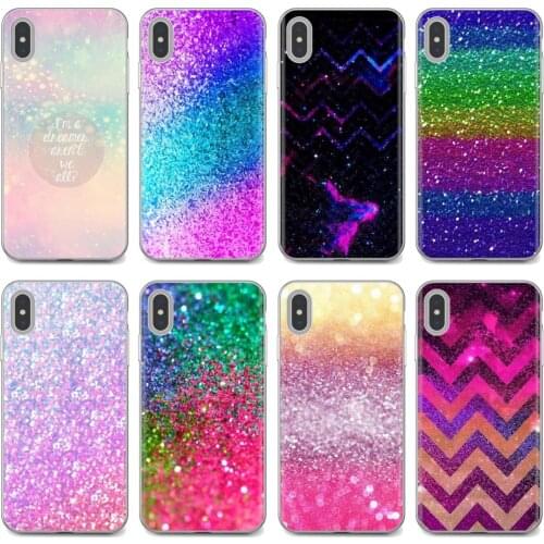 For iPhone iPod Touch 11 12 Pro 4 4S 5 5S SE 5C 6 6S 7 8 X XR XS Plus Max 2020 Sparkle Glitter diamond crystal Soft Shell Case