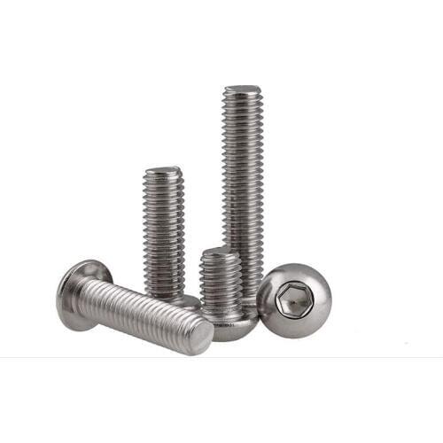 10PCS M5 Stainless Steel Button Head Screw Round Head Bolts Mushroom Head Bolt M5*6/8/10/12/16/20/25/30/35/40/60mm