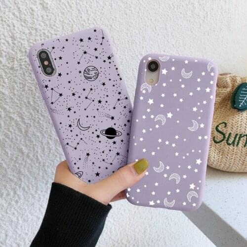 For Samsung Galaxy A22 A52 A32 A72 A82 A51 A50 A21S A12 A02S A20e A31 A30 A42 A41 A40 A71 A70 A7 A9 2018 Space Planet Stars Case