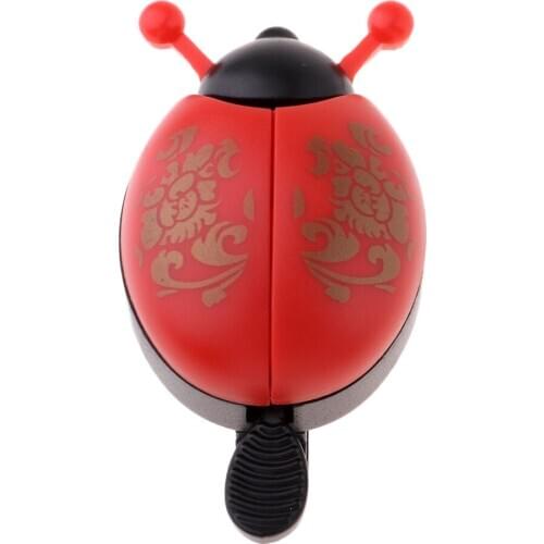 Kids Bike Ladybug Bell Ring Cycling Handlebar Beetle Ladybird Horn