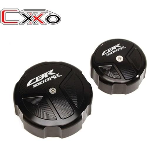 For Honda CBR1000RR CBR 1000RR CBR1000RR 2004-2017 Motorcycle Blue High quality Front Rear Fluid Cylinder Master Reservoir Cover