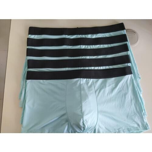 Mens Underwear Ice Knife Deer Feet Solid Color Fresh Soft Comfortable Underwear