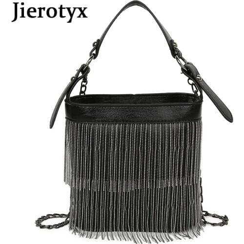 JIEROTYX Soft Hand Purse Hand Bags For Women Leather Pouch Chain Shoulder Messenger Bag High Quality Capacity Tote Female 2020