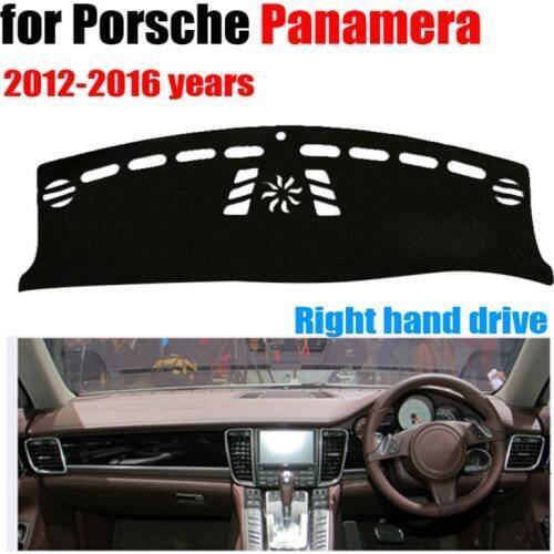 Car dashboard cover mat for Porsche Panamera 2012-2016 Right hand drive dashmat pad dash covers auto dashboard accessories