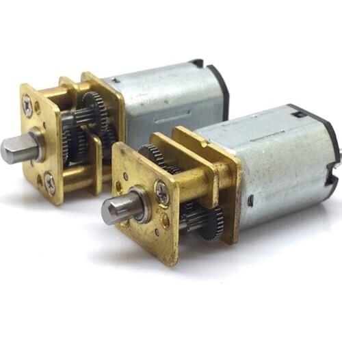 DC 3.7V Mini N20 Motor Full Metal Gearbox Gear Micro Motor Slow Speed DC3V-6V 40RPM DIY Robot Smart Car Electronic Lock Toy