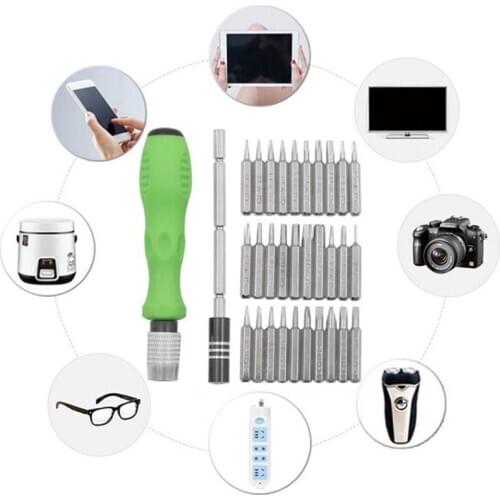 32 in 1 Precision Screwdriver Set Repair Tool Torx Screw Driver Set for Household Phone Computer Laptop Dropshipping