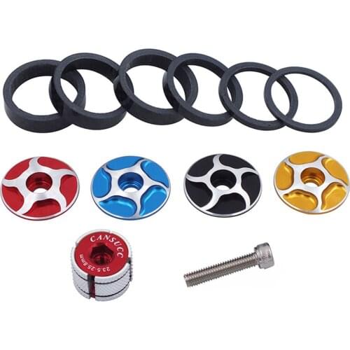 Spacer Set Bicycle Washer Set Bike Headset Spacer Hanging Core Multi-Color Bicycle Parts Bike Accessory