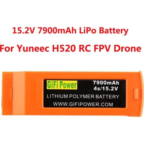 NEW Upgrade 15.2V 7900mAh LiPo Battery Rechargable Battery for Yuneec H520 RC FPV Drone