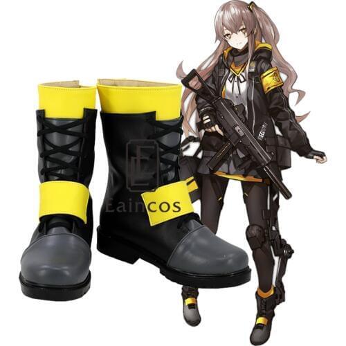 Game Girls Frontline UMP45 Cosplay Party Shoes Halloween Carnival Battle Custom Made Boots