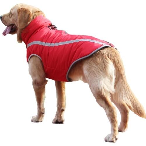 Dog Clothes Winter Warm Pet Dog Jacket Coat Puppy Christmas Clothing Hoodies For Medium Large Dogs Puppy Yorkshire Outfit XL-6XL