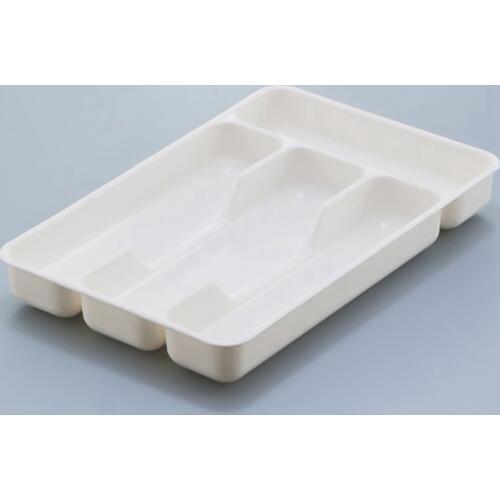 Cutlery Organizer Box Kitchen Drawer Organizer Separation Finishing Storage Box Eco-Friendly PP Tray Spoon Knife Fork
