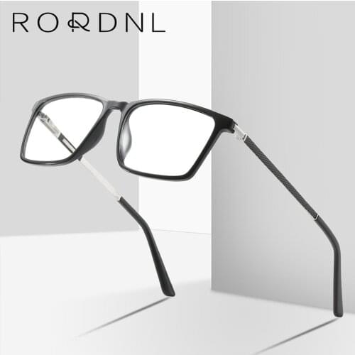 Rectangular Prescription Eyeglasses Frame Men Myopia Optical Glasses Frame Male Full Rim TR90 spectacles Frame Fashion Brand
