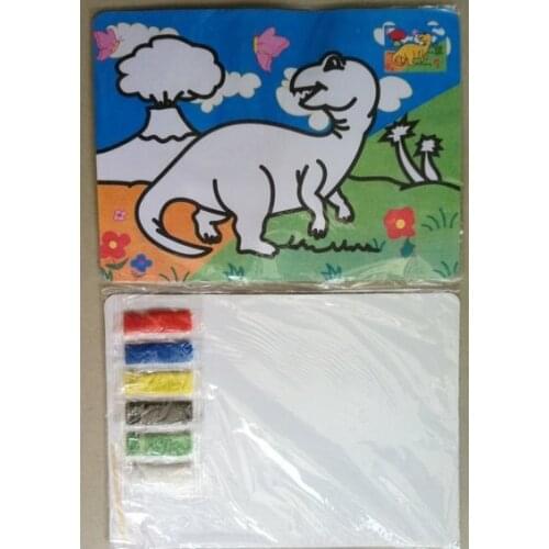 On sales DIY products color sand painting set for children 30pcs/lot diy toy