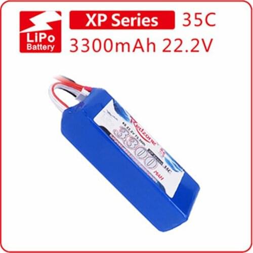 Redzone 35C 3300mAh 3s/4s/6s RC LiPo battery for RC multi-axis and 500/600 level electric helicopter power