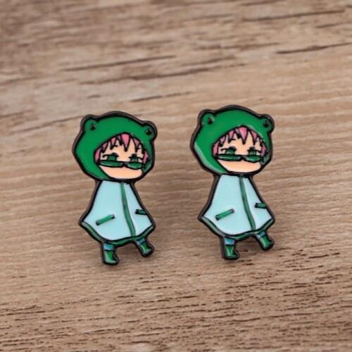 BG309 Dongmanli 1 Pair Cute Earrings Cartoon Animal Earrings Cute Stud Earring Ear Stud For Women Jewelry Gift