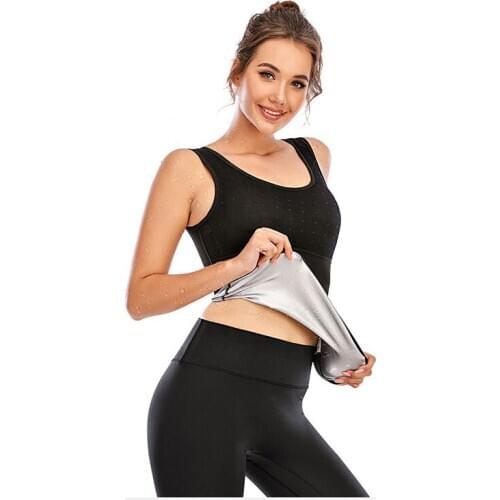 Sweat Shirt Women Yoga Sauna Vest Corset Slimming Waist Trainer Shapewear Shaping Girdles Fitness Workout Body Shapers S-XXXL