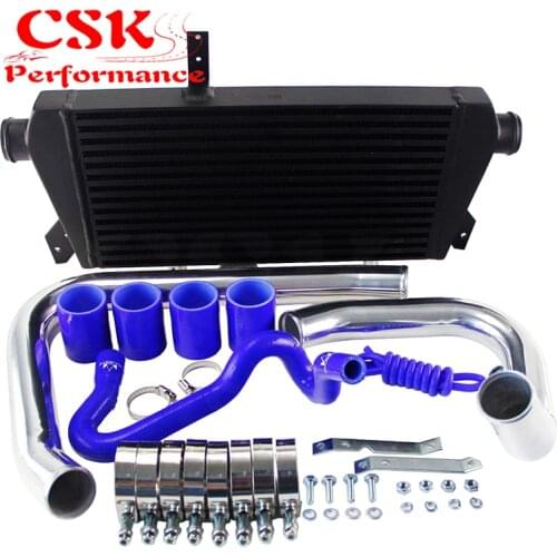 Upgrade FMIC Intercooler Kit For 96-01 VW Passat Audi A4 B5 1.8T Black / Blue /Red