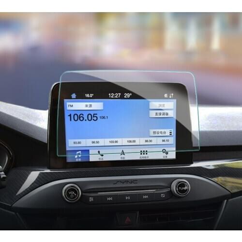 Car Screen Protector Film for Ford Focus 3 4 MK3 MK4 2015-2019 Tempered Glass Car Navigation GPS Screen Protective Film Sticker
