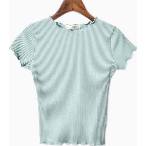 Harajuku T Shirt Women Tops Fashion 2017 Short Sleeve Tee Shirts Femme T-shirt Woman Clothes All Match Cropped Top Sexy T-shirts