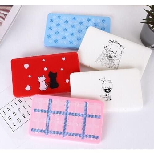 100Pcs/Lot Face Mask Storage Box Portable Mask Packaging Box Dustproof Disposable Mask Storage Case Plastic Mask Storage Folder